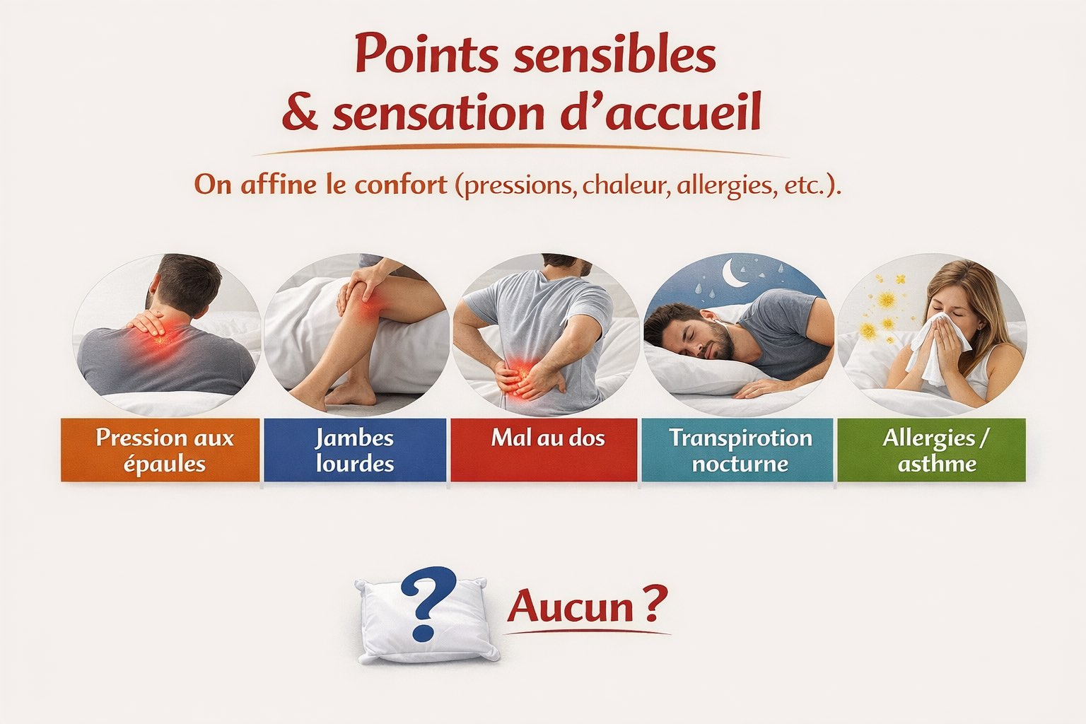 Points sensibles personne 1
